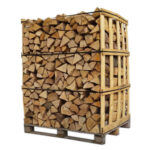 Troncos de 33 cm – Mistura 85% madeiras duras, 1 palete = 2,5 estéreos (1,7 m³)