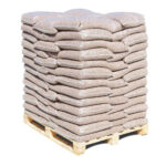 Pellet de madeira DIN Plus – Palete com 75 sacos de 10 kg